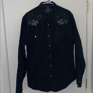 Guess button up long sleeve